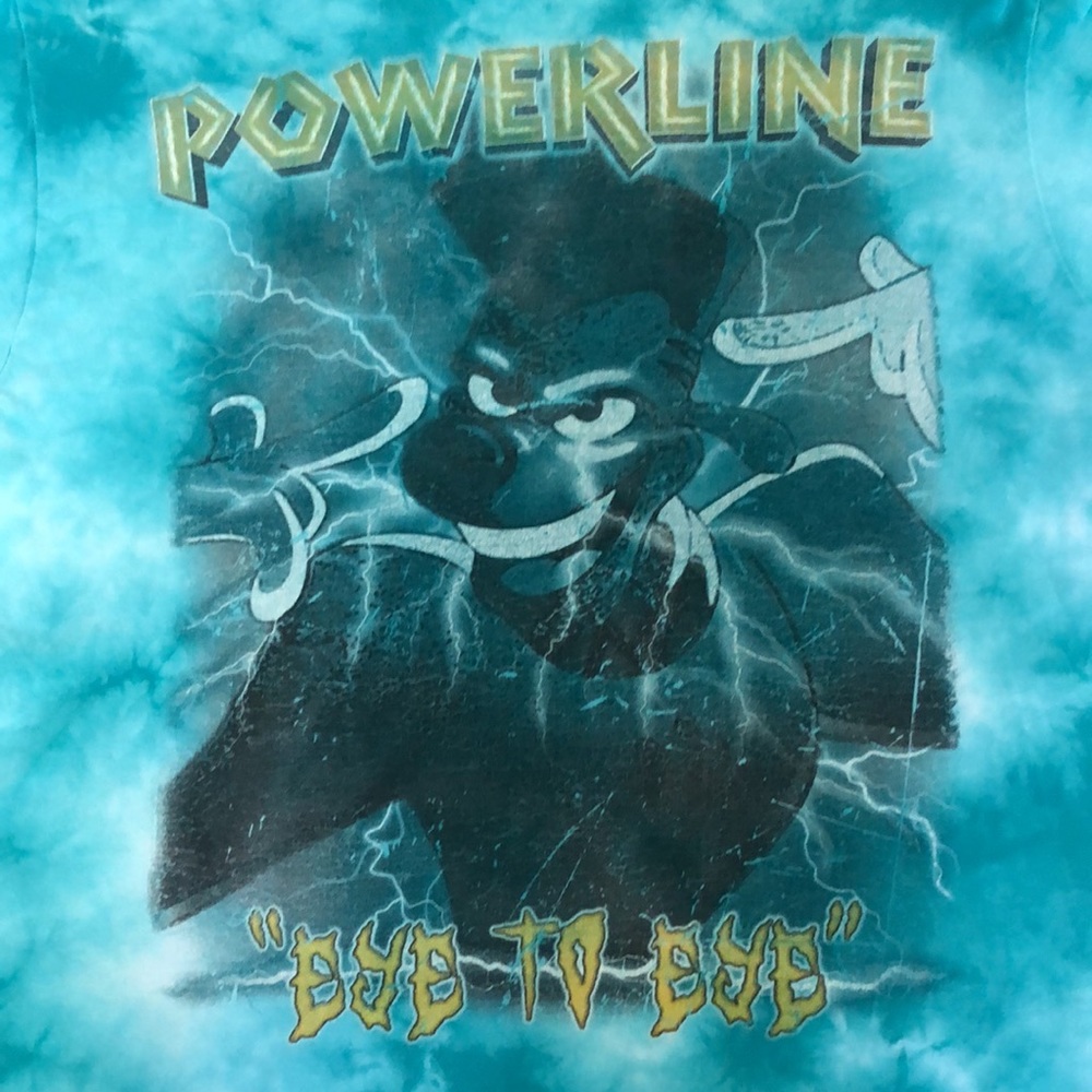 Mens Disney Powerline Vintage Tee